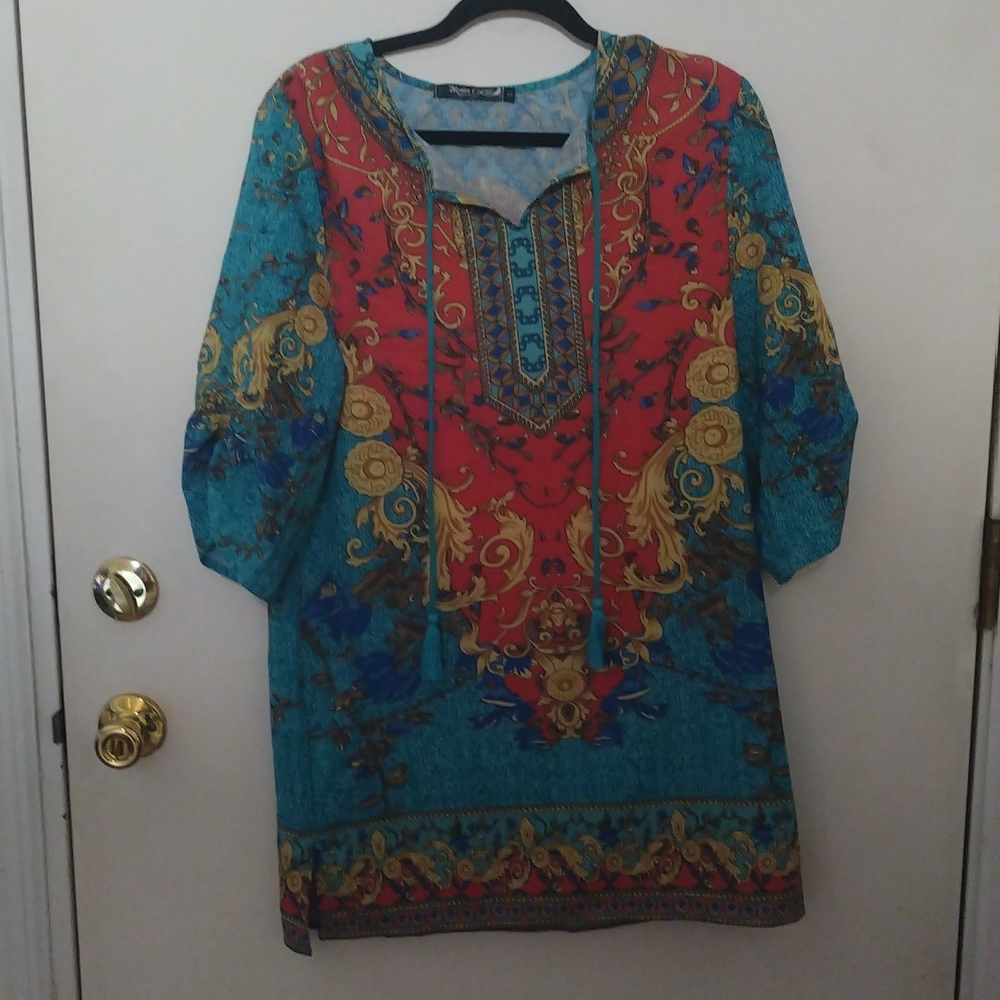 Urban CoCo Tunic top-multicolored